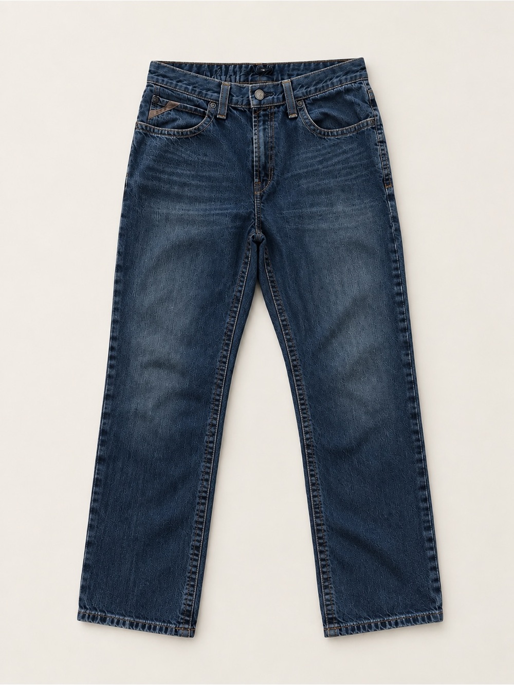 Ariat Straight-Leg Dark Blue Denim Jeans